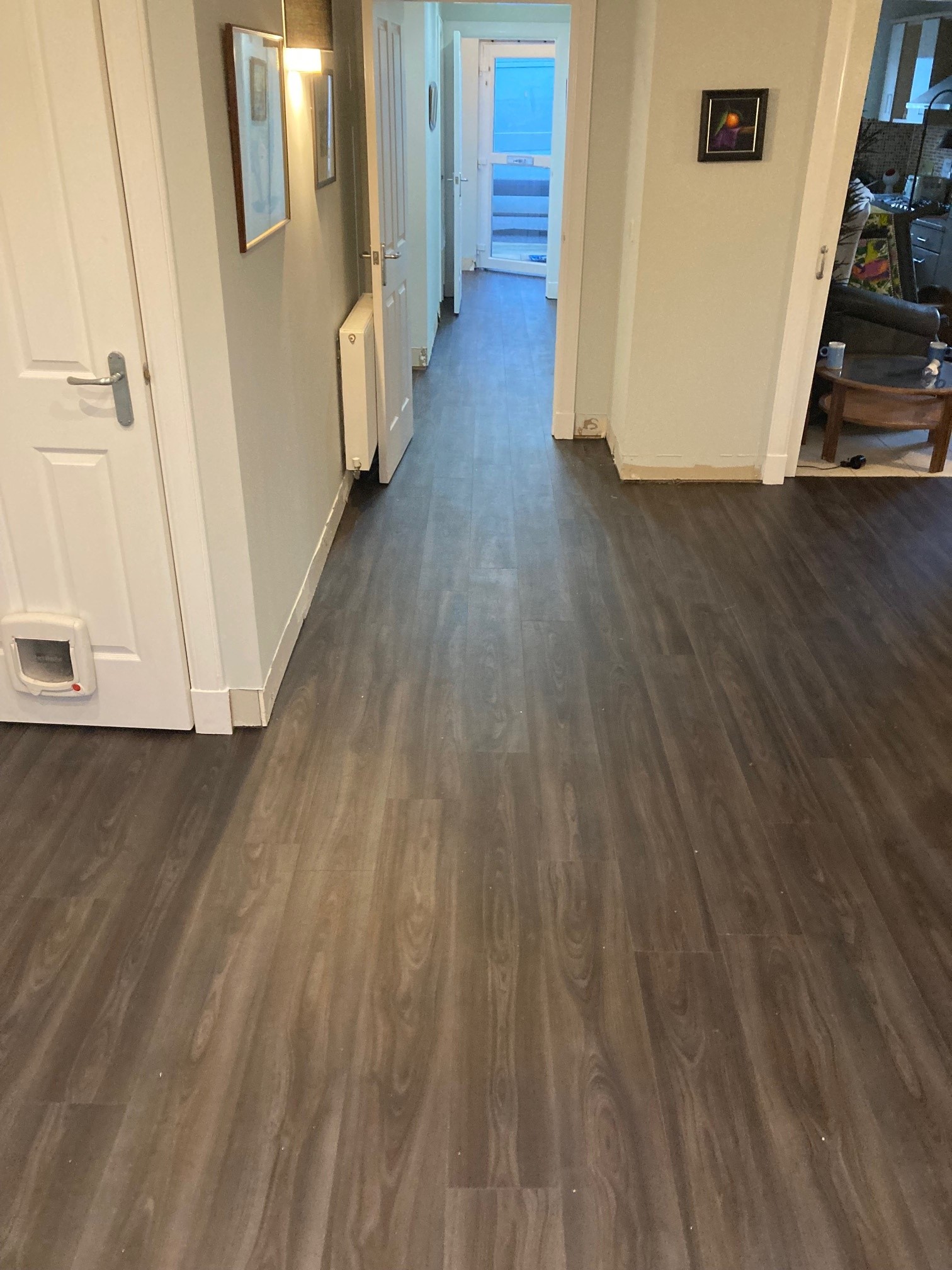 Vinyl flooring samples